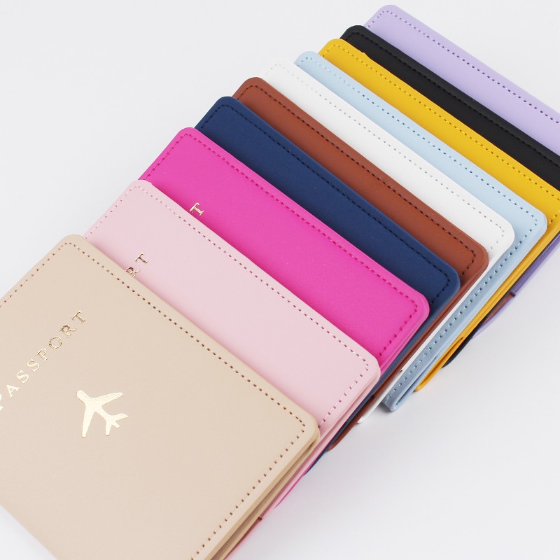 Qantas Travel Accessories - Funda de cuero PU para pasaporte