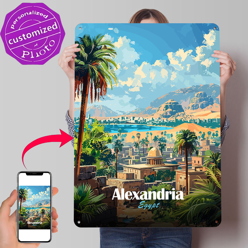 Travel Accessories Egypt - Póster de Viaje de Alejandría, Egipto,