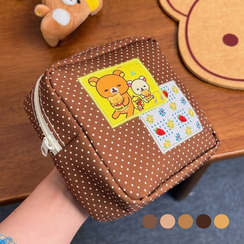 Travel Accessories Pack - Bolsa de cosméticos Kawaii Rilakkuma con