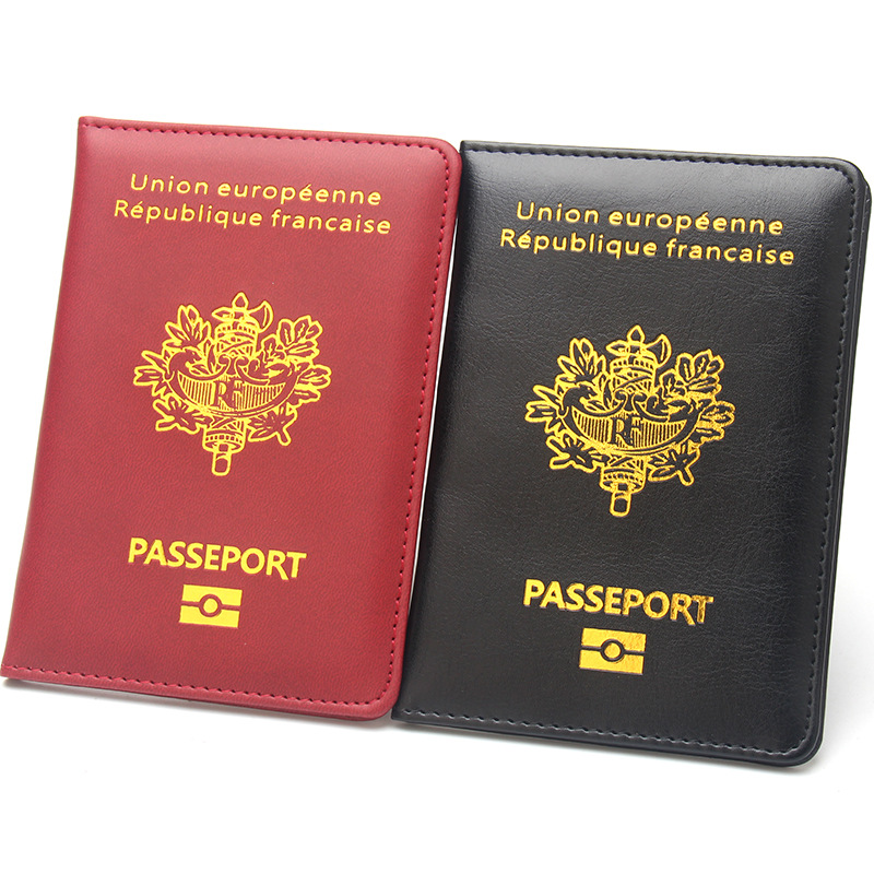 Qantas Travel Accessories - Porta pasaporte de cuero de alta