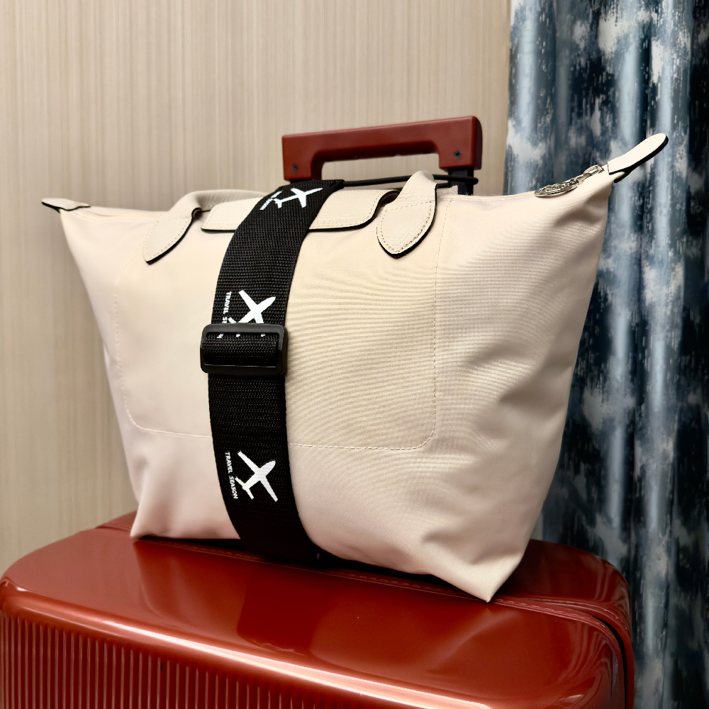 Correa de nailon impresa con d - Qantas Travel Accessories reseña y precio