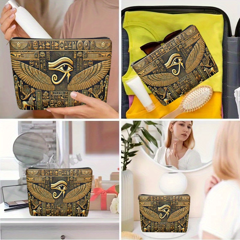 Bolsa de cosméticos Ojo de Hor - Travel Accessories Egypt reseña y precio
