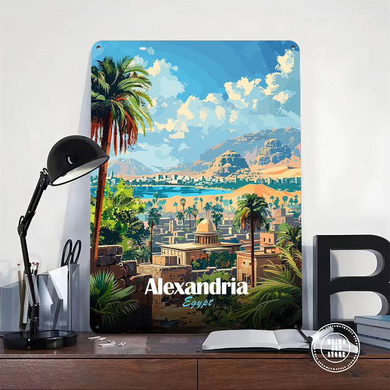 Póster de Viaje de Alejandría, - Travel Accessories Egypt reseña y precio