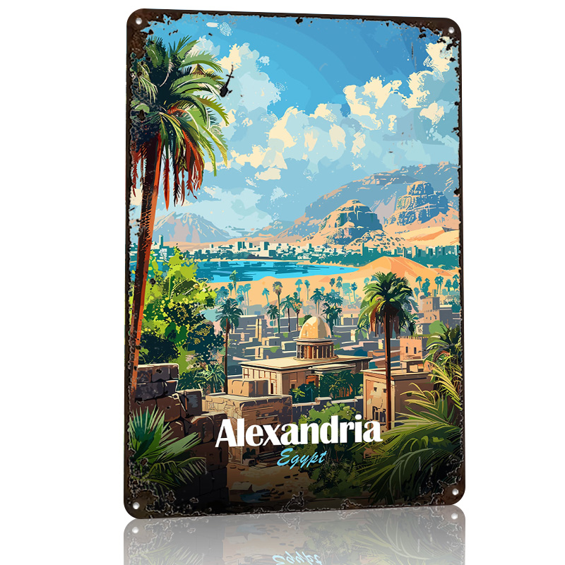Póster de Viaje de Alejandría, - Travel Accessories Egypt reseña y precio