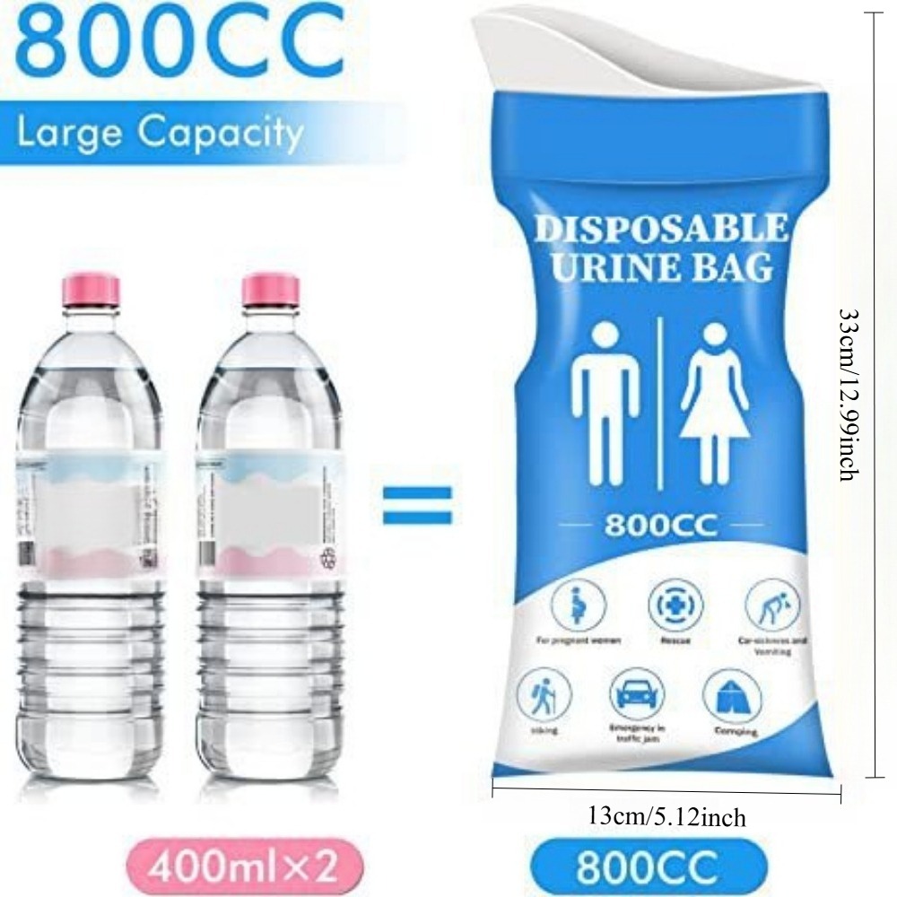 12 Bolsas de Orina de Emergenc - Travel Accessories In Car reseña y precio