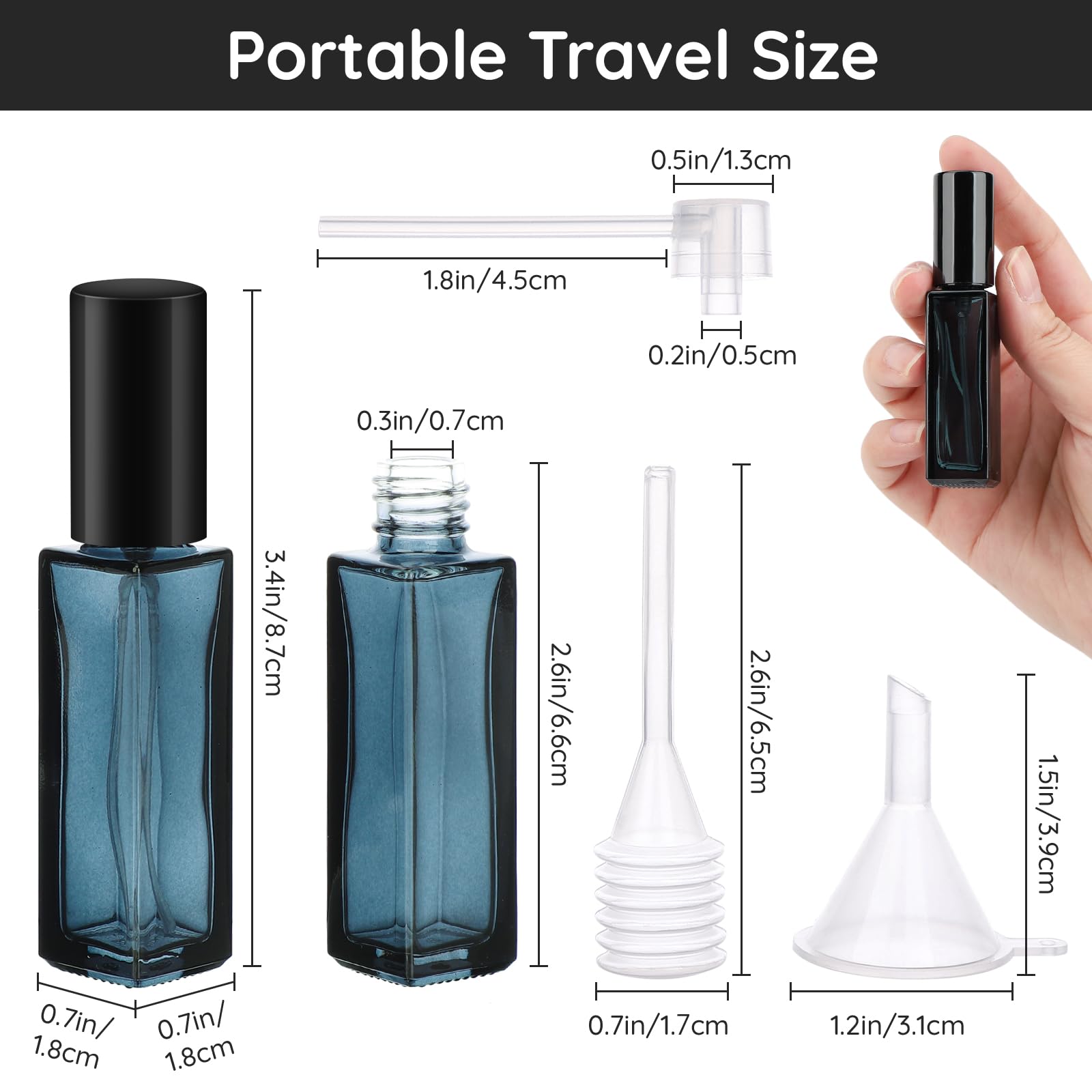 10 Uds botella de Perfume Spra - Travel Accessories High End reseña y precio