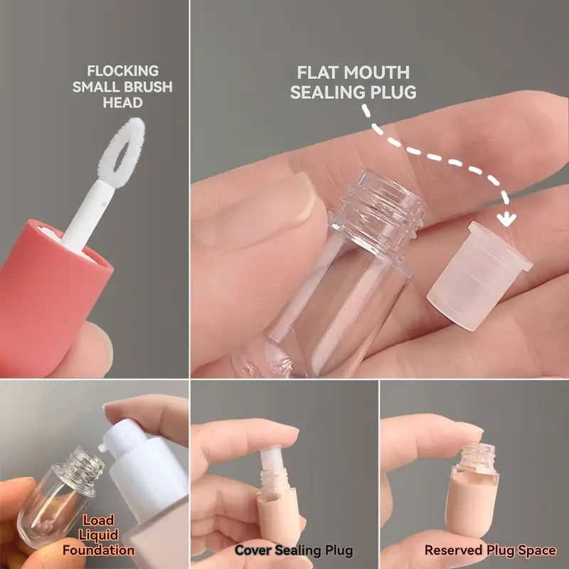 Mini tubo vacío para brillo de - Travel Accessories Youtube reseña y precio