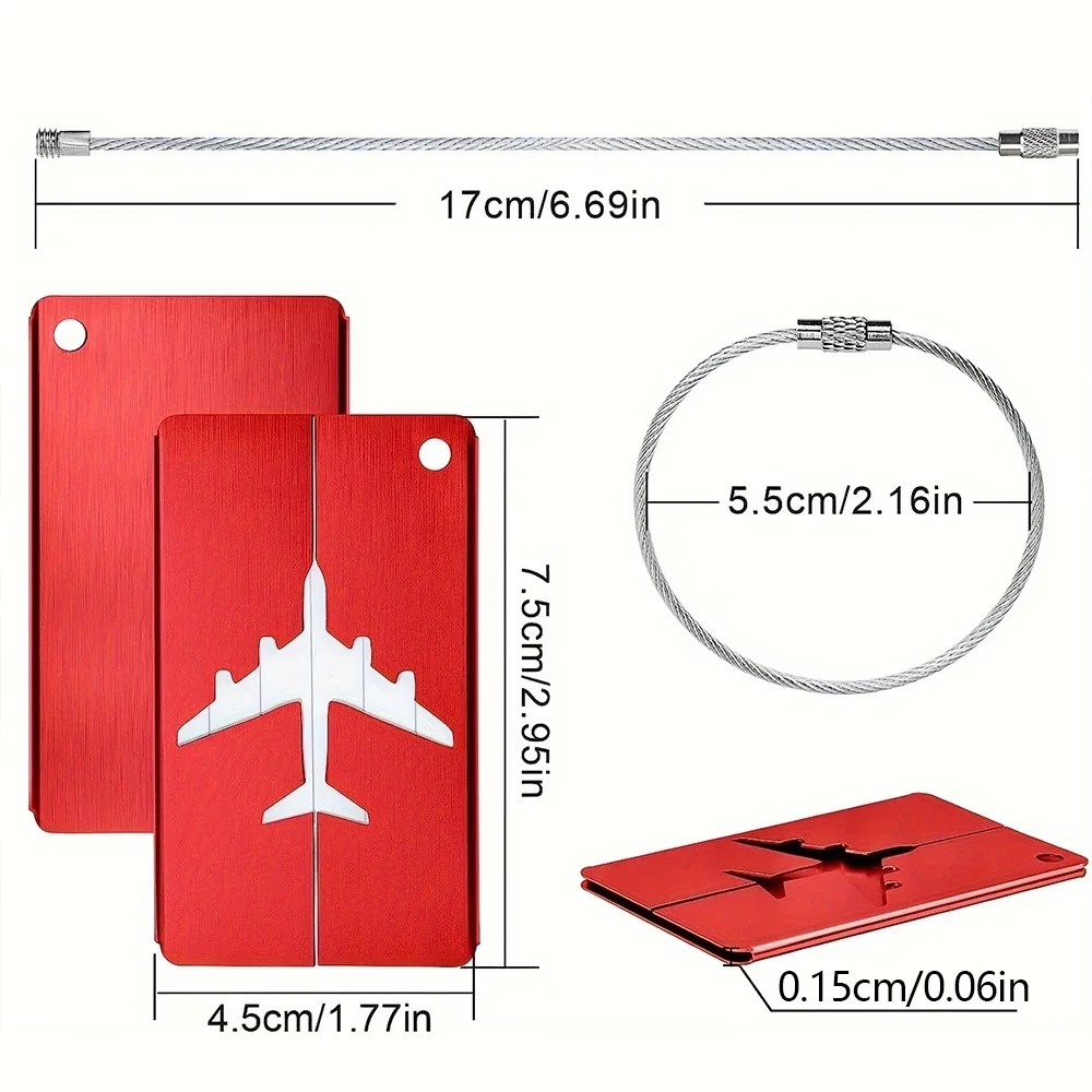 Etiqueta de equipaje de avión  - Qantas Travel Accessories reseña y precio