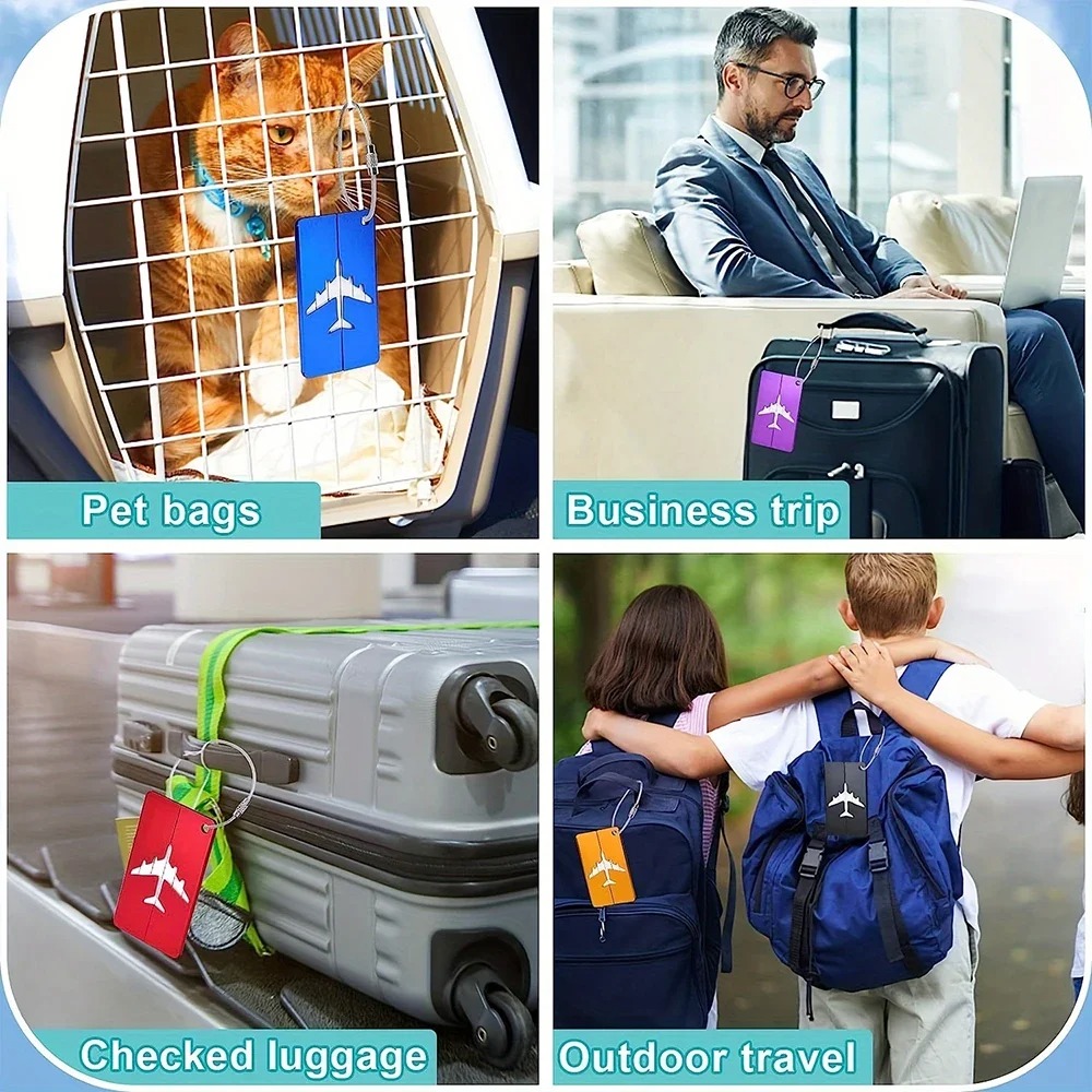 Etiqueta de equipaje de avión  - Qantas Travel Accessories reseña y precio